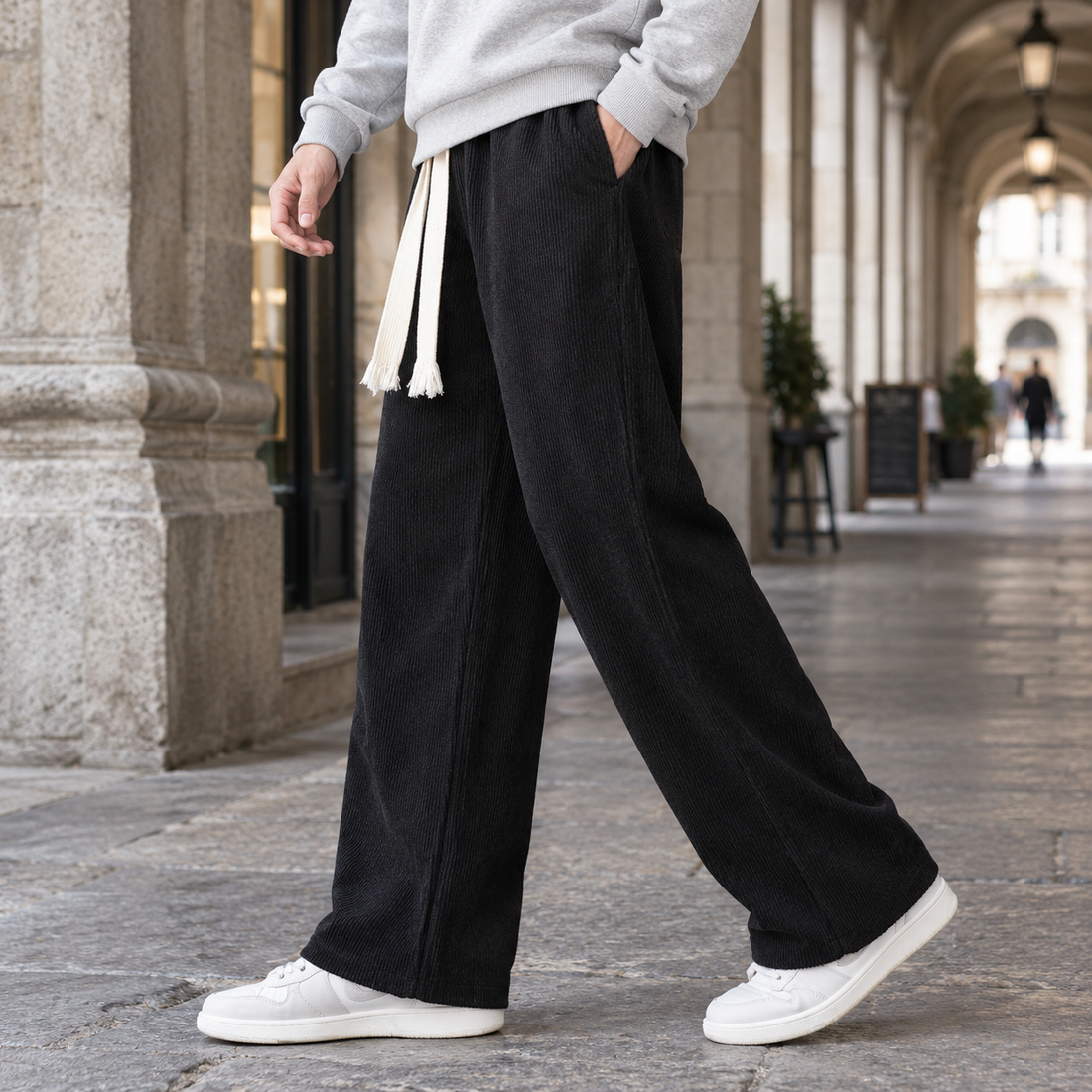 Romano Relaxed Pants - Black
