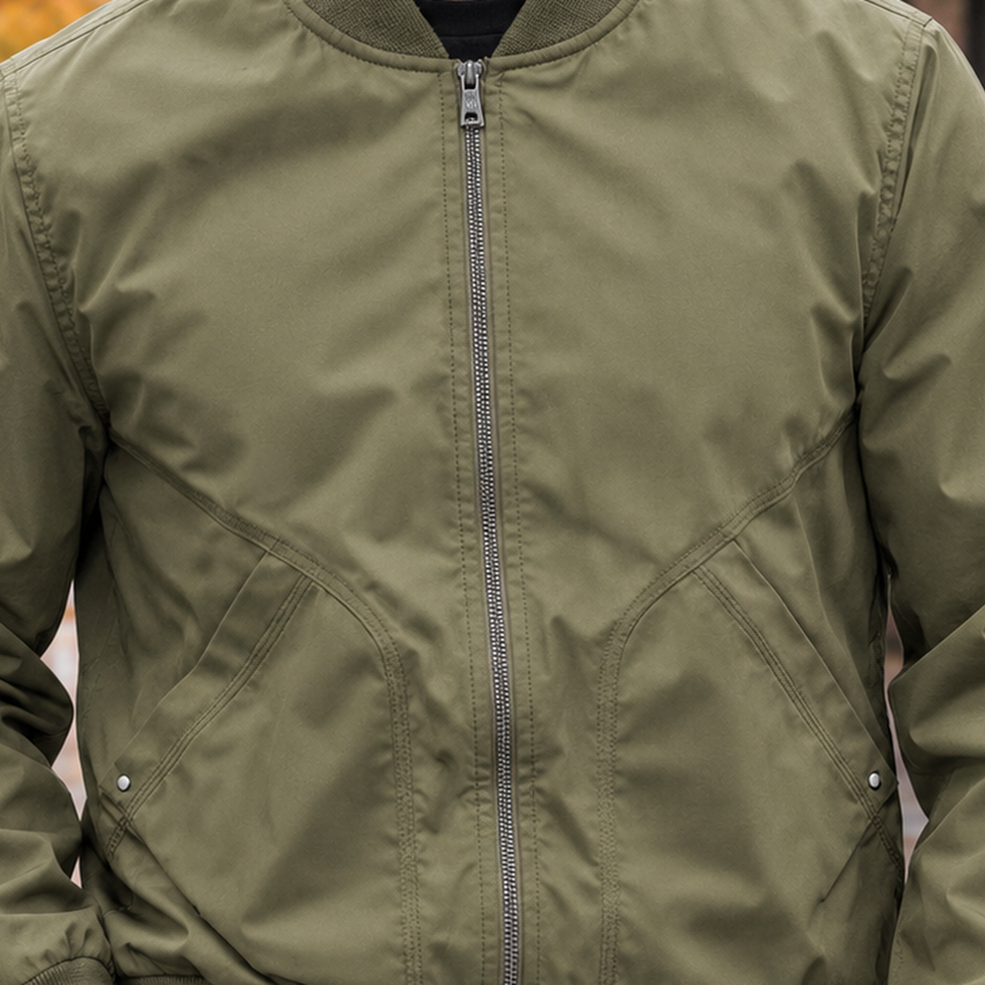 Byron Bomber Jacket - Lead Product Detail