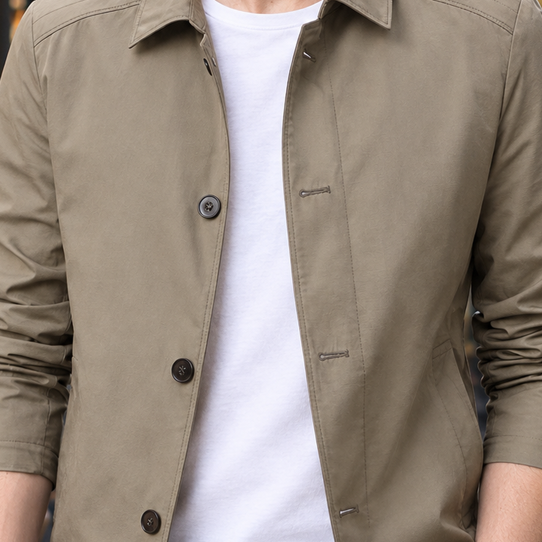 Francis Button Jacket - Lead Product Detail