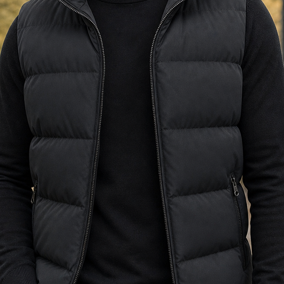 Eamon Puffer Vest - Lead Product Detail