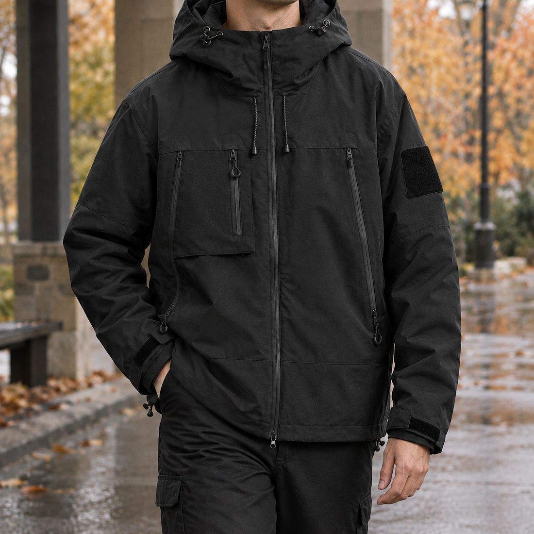 Renard Utility Jacket - Black