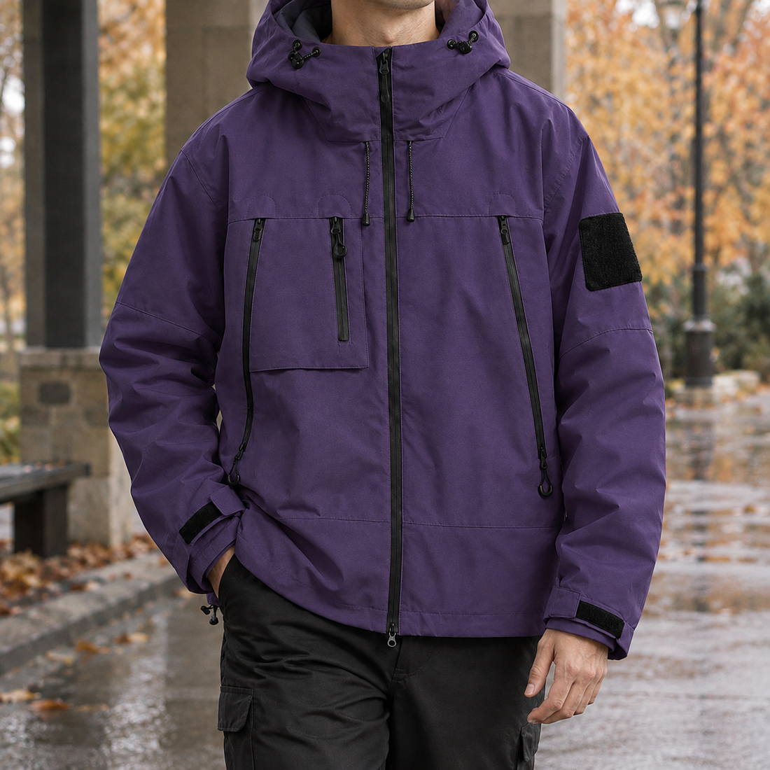 Renard Utility Jacket - Purple