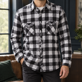 Florian Plaid Shirt - Black