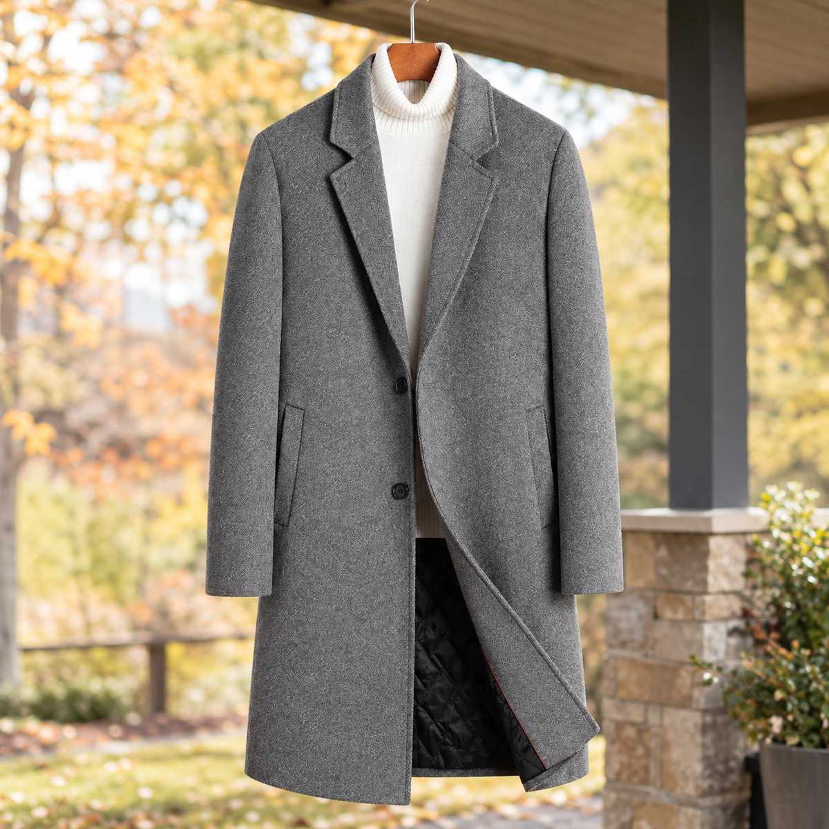 Sullivan Tailored Coat - Gray