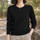 Bianca Crew Neck Sweater - Black