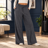 Amalia Wide Leg Pants - Dark Gray