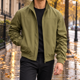 Caius Ruched Sleeve Jacket - Army Green