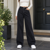 Amabel Wide Leg Jeans - Black