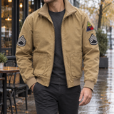 Knox Aviator Jacket - Tan