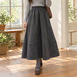 Zelda A-Line Skirt - Dark Gray