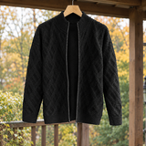 Anton Cable Knit Jacket - Black