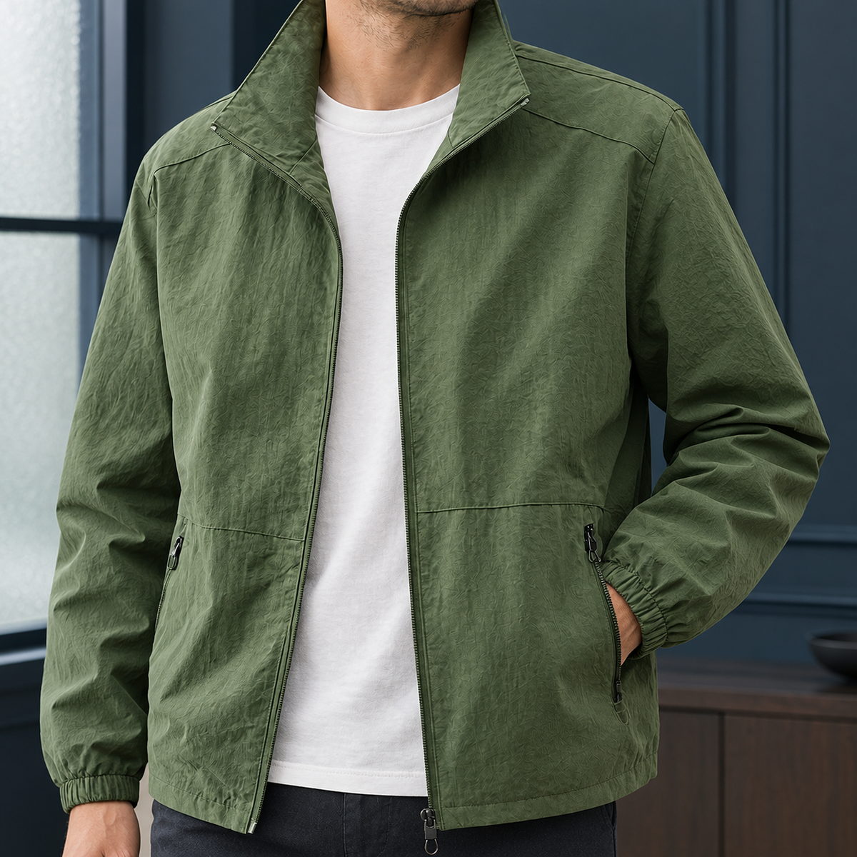 Vaughn Zip Jacket - Lead Product Detail