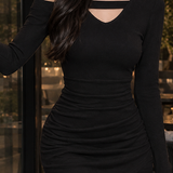 Philippa Asymmetric Cutout Dress - Lead Product Detail