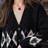 Livia Argyle Cardigan - Lead Product Detail