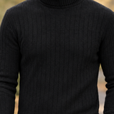 Esteban Ribbed Turtleneck Sweater - Lead Product Detail