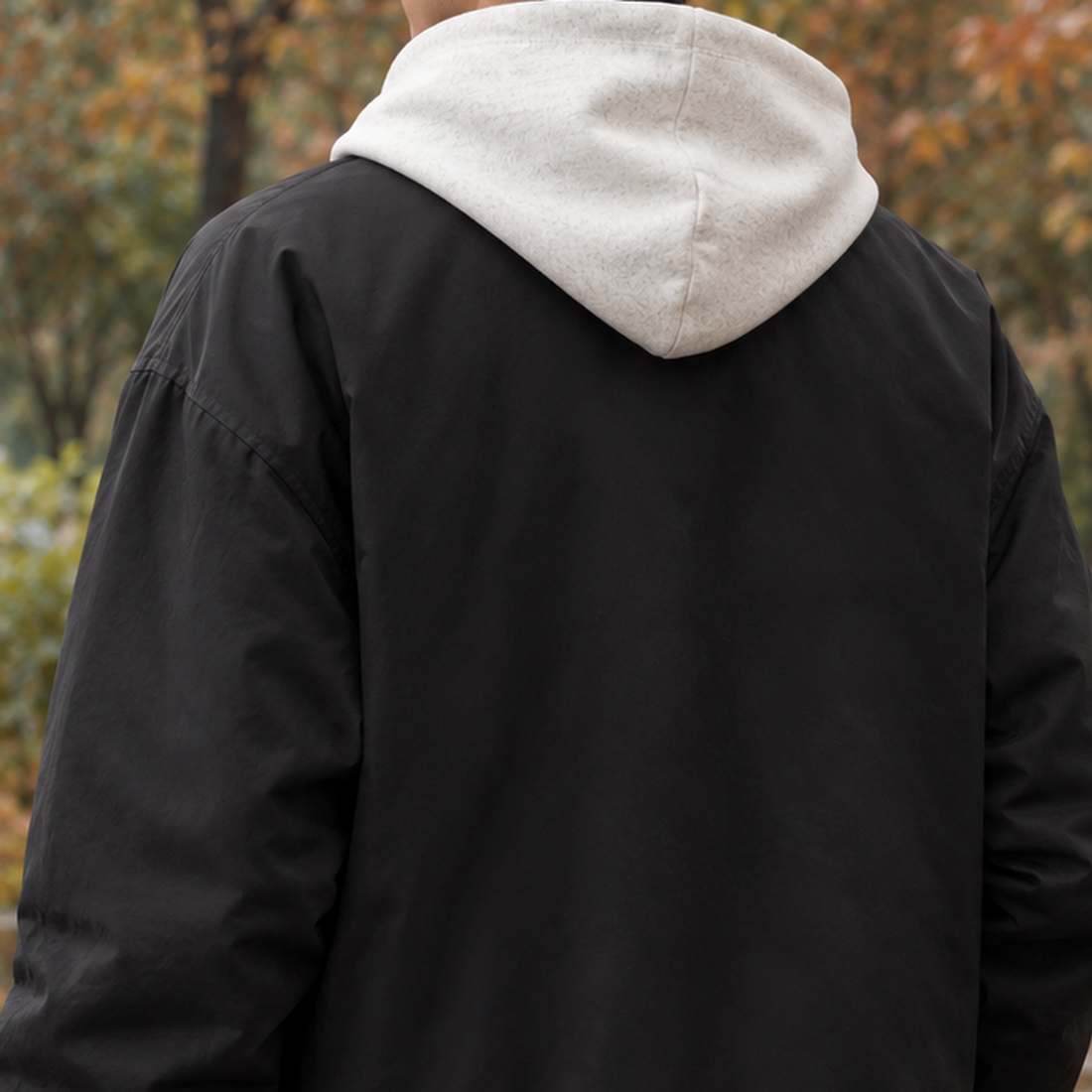 Vincent Graphic Bomber Jacket - Lead Product Detail