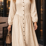 Esther Buttoned Maxi Dress - Lead Product Detail