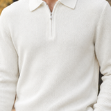 Laurent Half Zip Sweater - Lead Product Detail