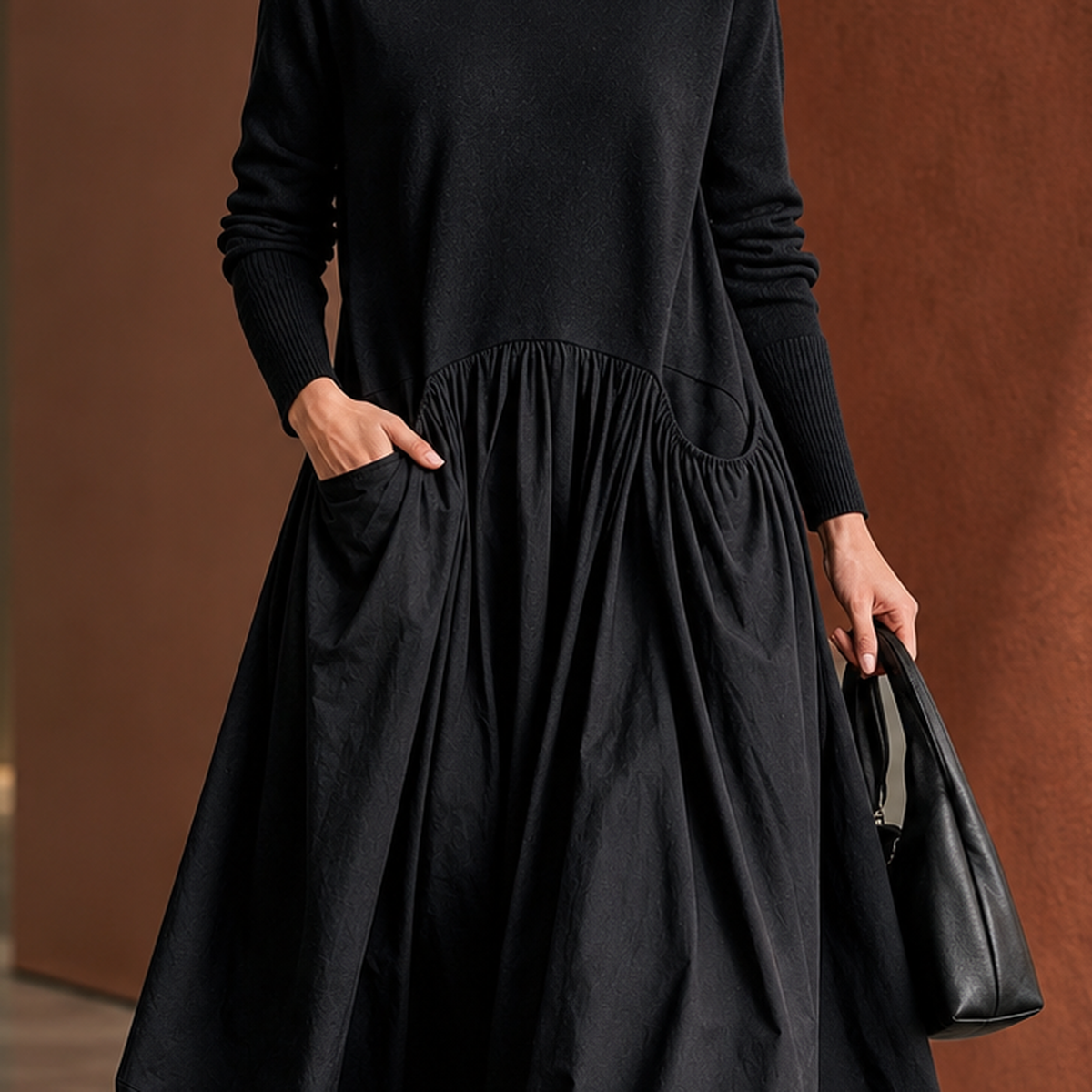 Elowen Balloon Hem Dress - Lead Product Detail