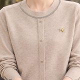 Ramona Button Detail Sweater - Lead Product Detail