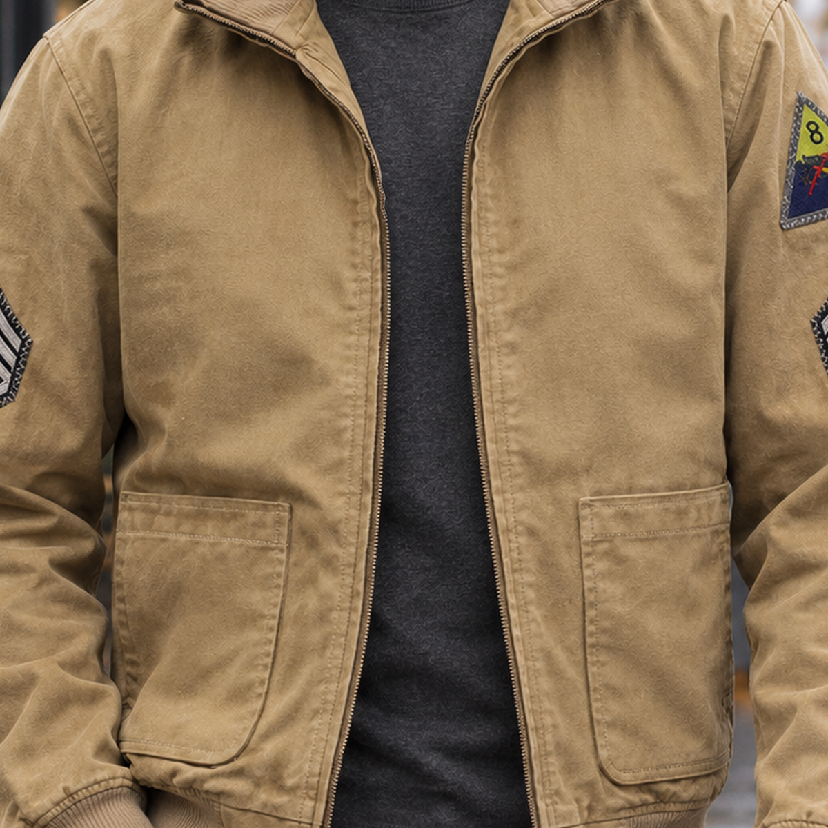 Knox Aviator Jacket - Lead Product Detail