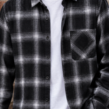 Archer Plaid Overshirt - Lead Product Detail