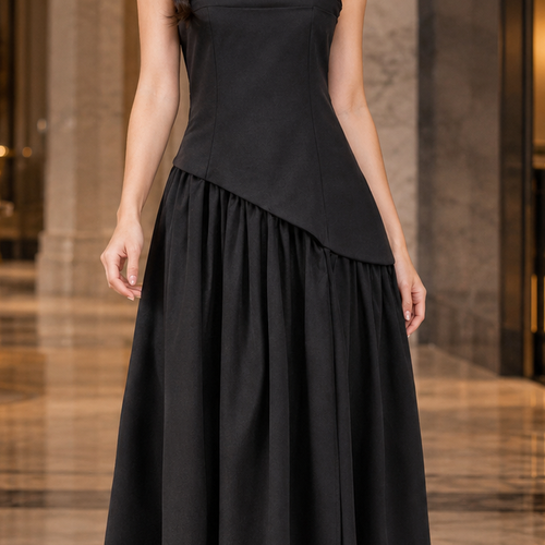 Adaline Asymmetric Maxi Dress - Lead Product Detail