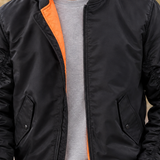 Sterling Bomber Jacket - Lead Product Detail