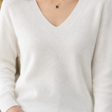 Lorelai V Neck Sweater - Lead Product Detail