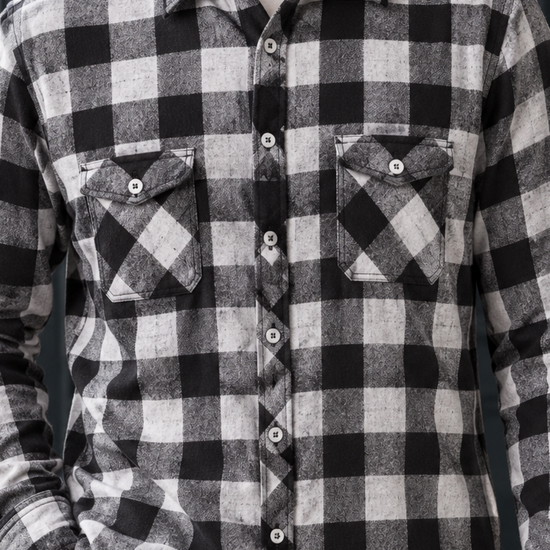 Florian Plaid Shirt - Lead Product Detail