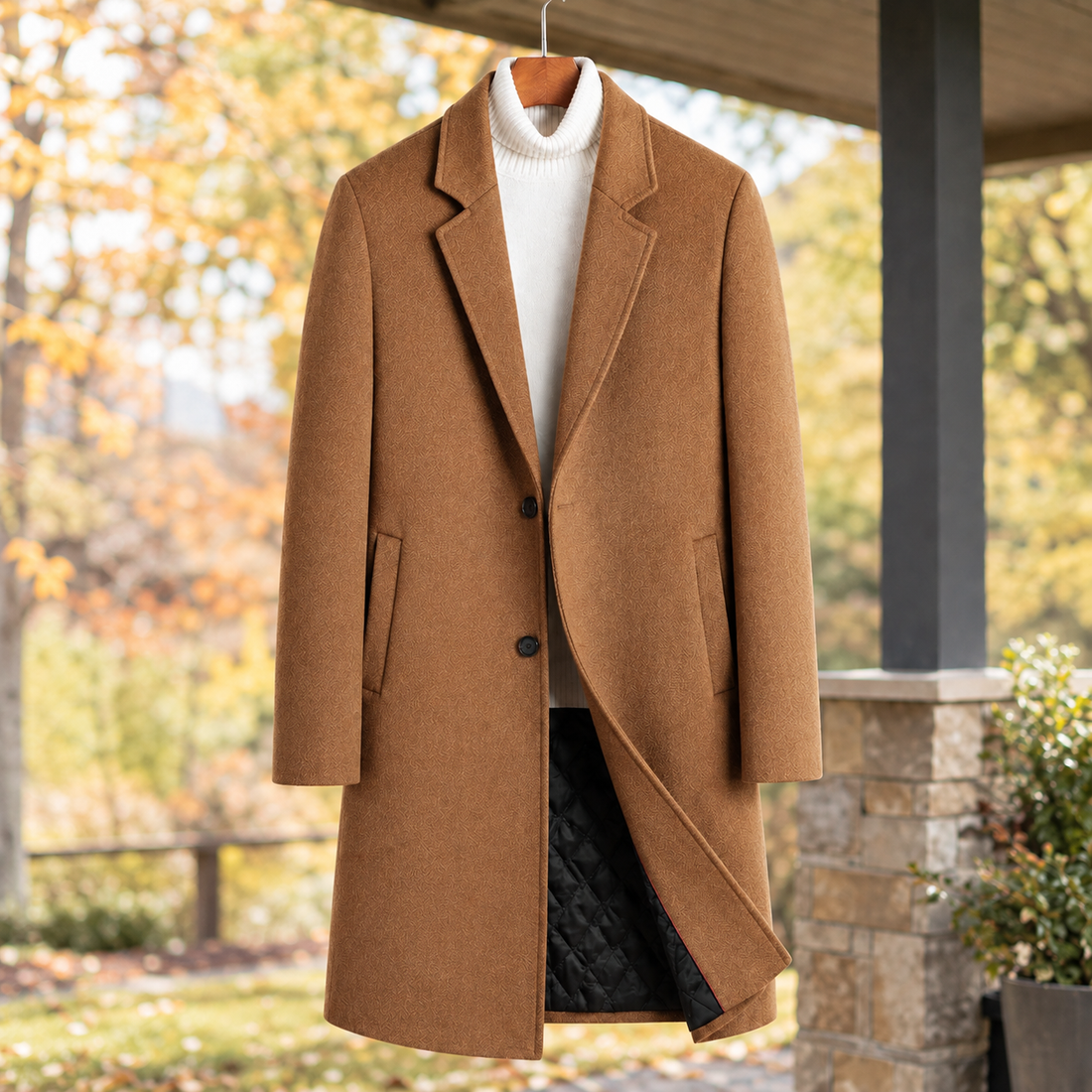 Sullivan Tailored Coat - Caramel Brown