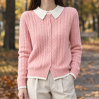 Pink White Collar