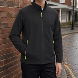 Harlan Stand Collar Jacket - Black