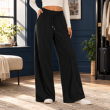 Amalia Wide Leg Pants - Black