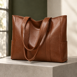 Cadore Panelled Tote - Light Brown