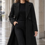 Valencia Tailored Coat - Black