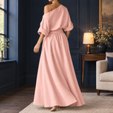 Annabel Draped Skirt Set - Pink