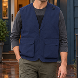 Killian Utility Vest - Navy Blue