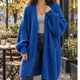 Jemima Longline Cardigan - Denim Blue