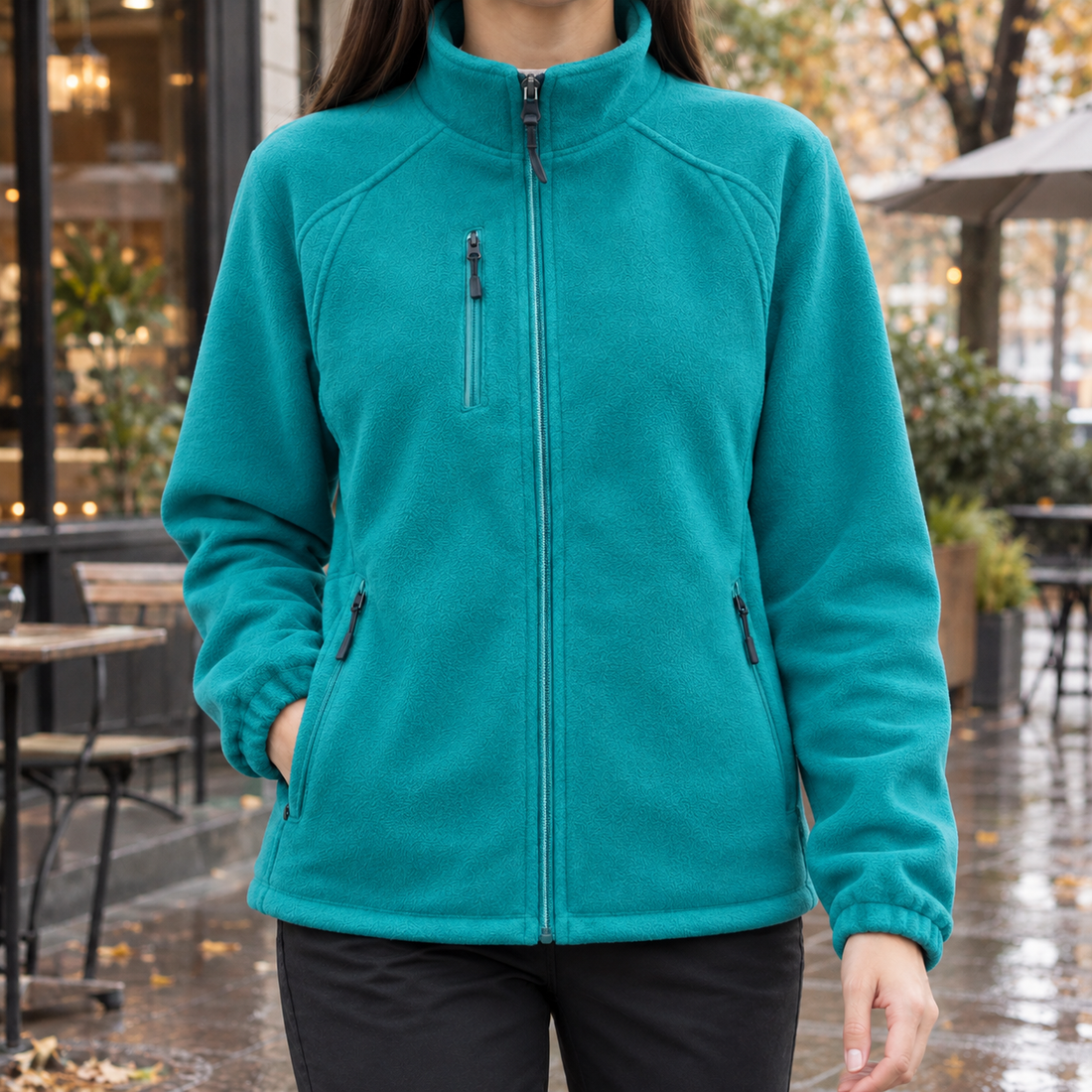Nora Fleece Jacket - Malachite Green