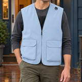 Killian Utility Vest - Moon Blue