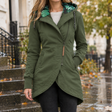 Luna Hooded Jacket - Military Green